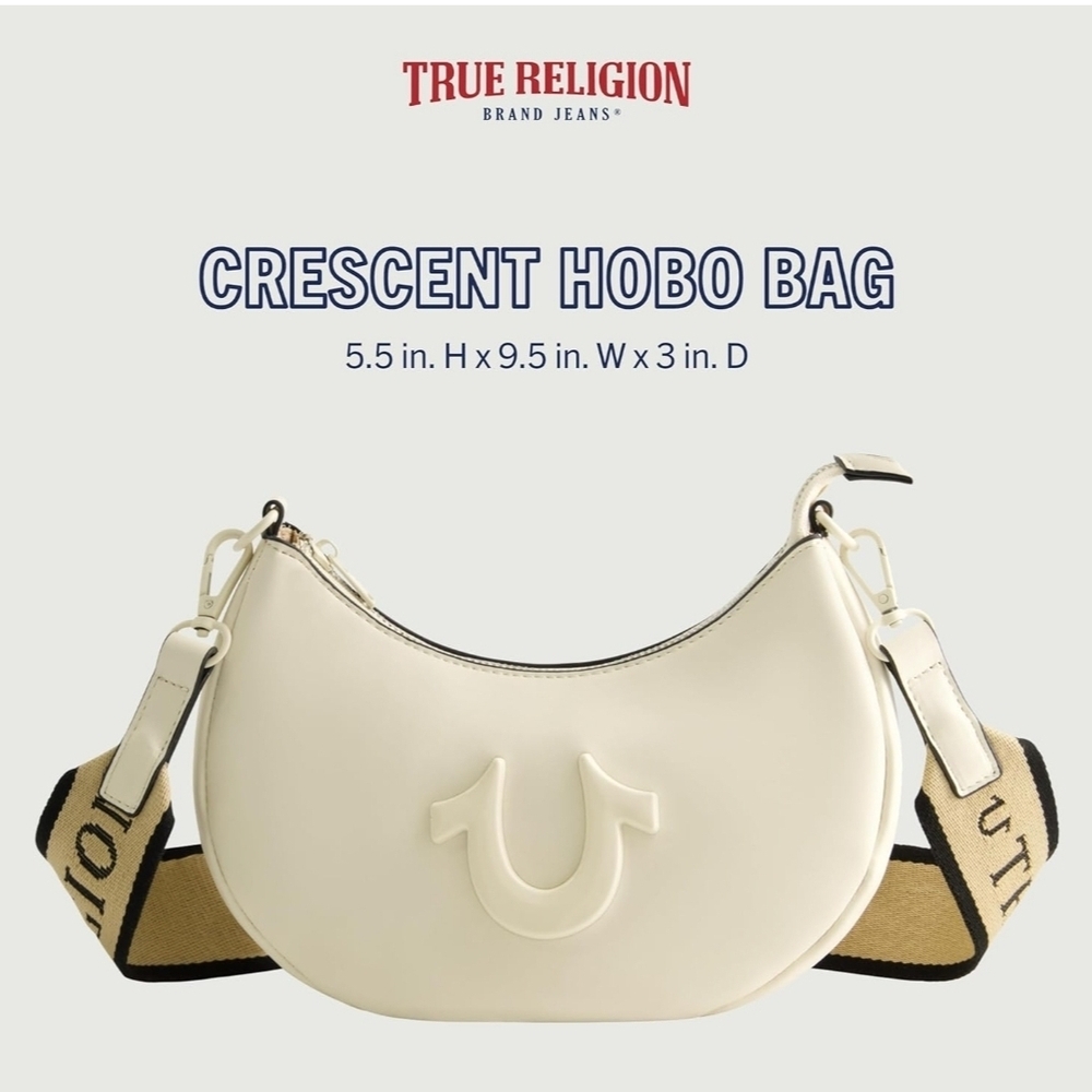 True Religion Crescent Hobo Bag